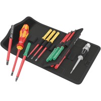 Набор насадок с отвёрткой-битодержателем + пробник, 16 пр. Kraftform Kompakt VDE 16 Universal 1 Tool Finder WE-006607