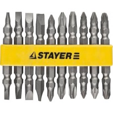 Набор двусторонних бит 10 шт STAYER 2605-H10_z01
