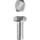 Болт M5 x 12 мм, кл. пр. 5.8, цинк, 5 кг, ГОСТ 7798-70 ЗУБР 303080-05-012