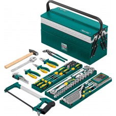 Набор инструмента универсальный 131 предм., (1/2+1/4) GRAND-131 KRAFTOOL 27978-H131