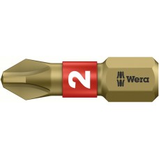 Бита торсионная PH 2 x 25 мм сверхтвёрдая 1/4 C6.3 серия 851/1 BTH PH Wera WE-056412