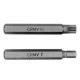 Набор бит HEX, Torx , SPLine, хвостовик-шестигранник 1/2, CrV, 42 шт. Stels (11318)