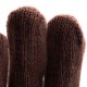 Перчатки трикотажные, акрил, ПВХ гель, Протектор, коричневый, оверлок Сибртех (68663)