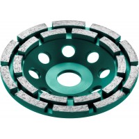 Двухрядная алмазная шлифовальная чашка Double, d 125 мм, INDUSTRIAL KRAFTOOL 33369-125