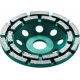 Двухрядная алмазная шлифовальная чашка Double, d 125 мм, INDUSTRIAL KRAFTOOL 33369-125