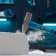 Молоток слесарный, 400 г, квадратный боек, фибергласовая обрезиненная рукоятка Gross