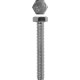 Болт M12 x 55 мм, кл. пр. 5.8, цинк, 3 шт ЗУБР DIN 933 4-303076-12-055