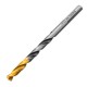 Сверло спиральное по металлу 5,5 x 93мм, Р6М5, Golden Tip, многогранная заточка Denzel (718277)