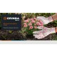 GRINDA COMFORT, M (8), садовые перчатки с прозрачным полиуретановым покрытием, розовые, 13 класс (11291-M_z01)
