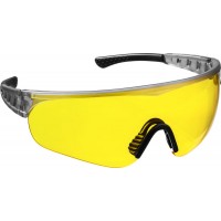 Очки защитные HERCULES, открытого типа, жёлтые, широкое моностекло STAYER Professional 2-110435_z01