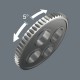 Набор с трещоткой 1/2 37 пр. Zyklop Speed серия 8100 SC 2 Wera WE-003645