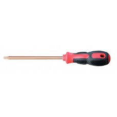 Отвертка Torx Т10*75 мм (общ.180мм) искробезопасный сплав BeCu 264A-1002, HORTZ