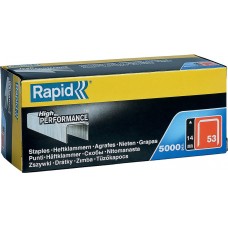 Скобы супертвердые профессиональные узкие тип 53, 14 мм, 5000 шт RAPID 11860410