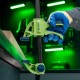 Струбцина F-образная, быстрозажимная, 200 х 70 х 420 мм, пластиковый корпус, фиксатор, двухкомпонентная рукоятка Сибртех (20564)