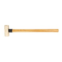 Кувалда 2,5 кг AlCu рукоятка дерево гикори искробезопасная 191G-1016, HORTZ