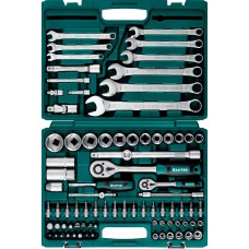 Набор инструмента универсальный 82 предм., (1/2+1/4) X-Drive 82 KRAFTOOL 27887-H82