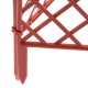 Забор декоративный Сетка, 24 х 320 см, терракот, Palisad (65026)