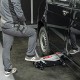 Домкрат гидравлический подкатной, 3.5 т, высота подъема 145-490 мм, с педалью Matrix (51045)
