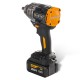 Гайковерт ударный аккумуляторный RUNTEC PRO 1/2, 20В, 2*4Ач, 1100Нм, RUNTEC, RT-IW1100
