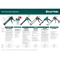 Полукорпусной пистолет для герметика 320 мл KRAFTOOL 06671_z01