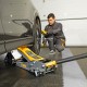 Домкрат гидравлический подкатной, 3,8 т, 110-580 мм, быстрый подъем, низкий подхват, проф. Denzel