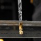 Набор сверл по металлу, 1-13 мм, Р6М5-TiN, Golden Tip, 25 шт Denzel (723009)