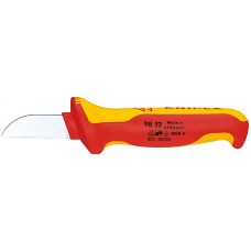 Нож для кабеля VDE, 190 мм, 2К диэлектрическая ручка, SB (KN-9852SB)