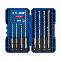 Набор буров SDS-plus 8 шт №2 ПРОФИ-4Х ЗУБР 29313-H8-2