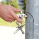 Ключ крестовой 8-лучевой для стандартных шкафов 92 мм TwinKey KN-001101
