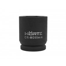 Головка торцевая сменная ударная 6-гранная (Cr-Mo) 55 1-1/2 L=90 mm HORTZ