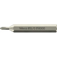 851/0 Micro Phillips Бита крестовая, PH 000 x 30 мм, хвостовик шестигранный 5/32