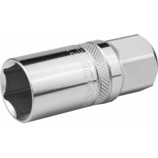 Головка торцовая свечная 21 мм, 1/2 с магнитом KRAFTOOL 27813-21