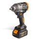 Гайковерт ударный аккумуляторный PRO 1/2, 20В, 2*4Ач, 1100Нм RUNTEC RT-IW1100
