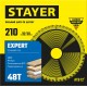 Диск пильный по дереву Expert, 210 x 32/30 мм, 48Т, точный рез STAYER 3682-210-32-48_z01