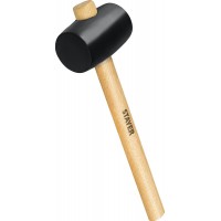 Киянка резиновая чёрная 225 г STAYER 20505-40