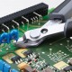 Бокорезы прецизионные Super Knips 125 мм, ESD, зажим для проволоки, чернёные, 2-комп антистатические ручки Electronic KN-7871125ESD
