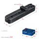 Планка крепежная для фасадной и террасной доски композитная ПА6 65 мм 80 шт ЗУБР Профессионал 30704-65