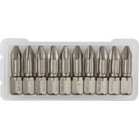 Торсионные биты X-Drive PH2, 25 мм, 10 шт KRAFTOOL 26121-2-25-10