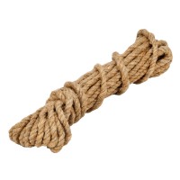 Веревка льнопеньковая, D 10 мм, L 10 м, крученая Сибртех (94009)
