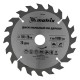 Пильный диск по дереву, 140 х 20 мм, 20 зубьев, кольцо 16/20 Matrix Professional (73210)