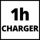 Дрель аккумуляторная TE-CD 12 Li, 12В,2ск,30Нм,2х2.0 Ач,вставной акк,кейс E-box (4513619)