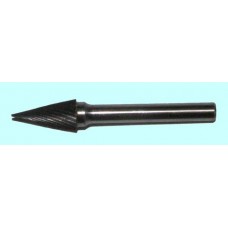 Борфреза тв.спл. конич. d10х20х6х65 28° спиральная насечка (М10 20М06) CNIC