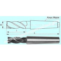 Фреза концевая d32,0х 53х155 к/х Р6М5К5 Z=8 КМ3