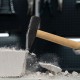 Молоток слесарный, 1000 г, квадратный боек, деревянная рукоятка Россия