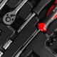 Набор ручных инструментов TECHNIC 216 предметов 1/2, 3/8, 1/4 RUNTEC RT-HT216T