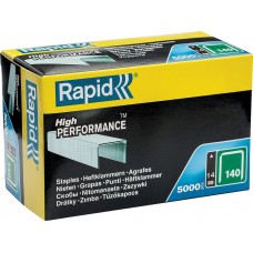 Скобы супертвердые профессиональные широкие тип 140, 14 мм, 5000 шт RAPID 11915611