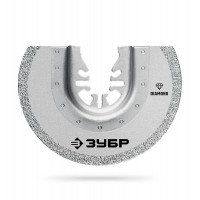 Полотно пильное DIAMOND 85 x 2.0 мм с алмазным зерном Р50: керамика, бетон, кирпич ЗУБР UniLock 15554-85