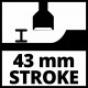 Молоток пневматический Einhell TC-PC 45, 1,2 Дж, 4500уд/мин, набор пик,коробка (4139040)