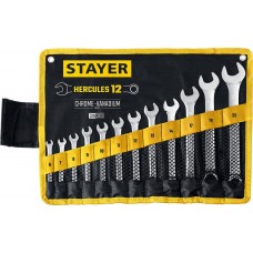 Набор комбинированных гаечных ключей 12 шт, 6 - 22 мм HERCULES Professional STAYER 27081-H12