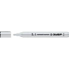 Меловой маркер ММ-400 белый, 2 мм ЗУБР 06332-8